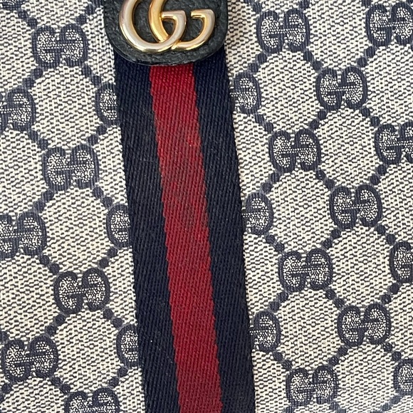 Authentic Gucci vintage web sherry line clutch bag 89.01.001 (D7133) - Picture 14 of 14